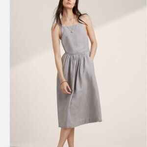 Aritzia Wilfred "Hymne" Linen Criss-Cross Dress